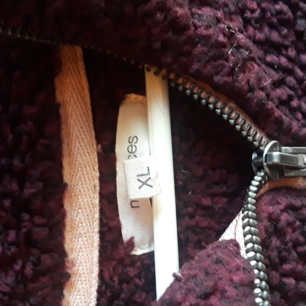 Maurices Size Xl Sherpa Colorblock Pullover - image 2